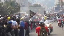 Marathon de Tana 2012 : arrivée de David Kiprono Langat, Vainqueur en 2h26'